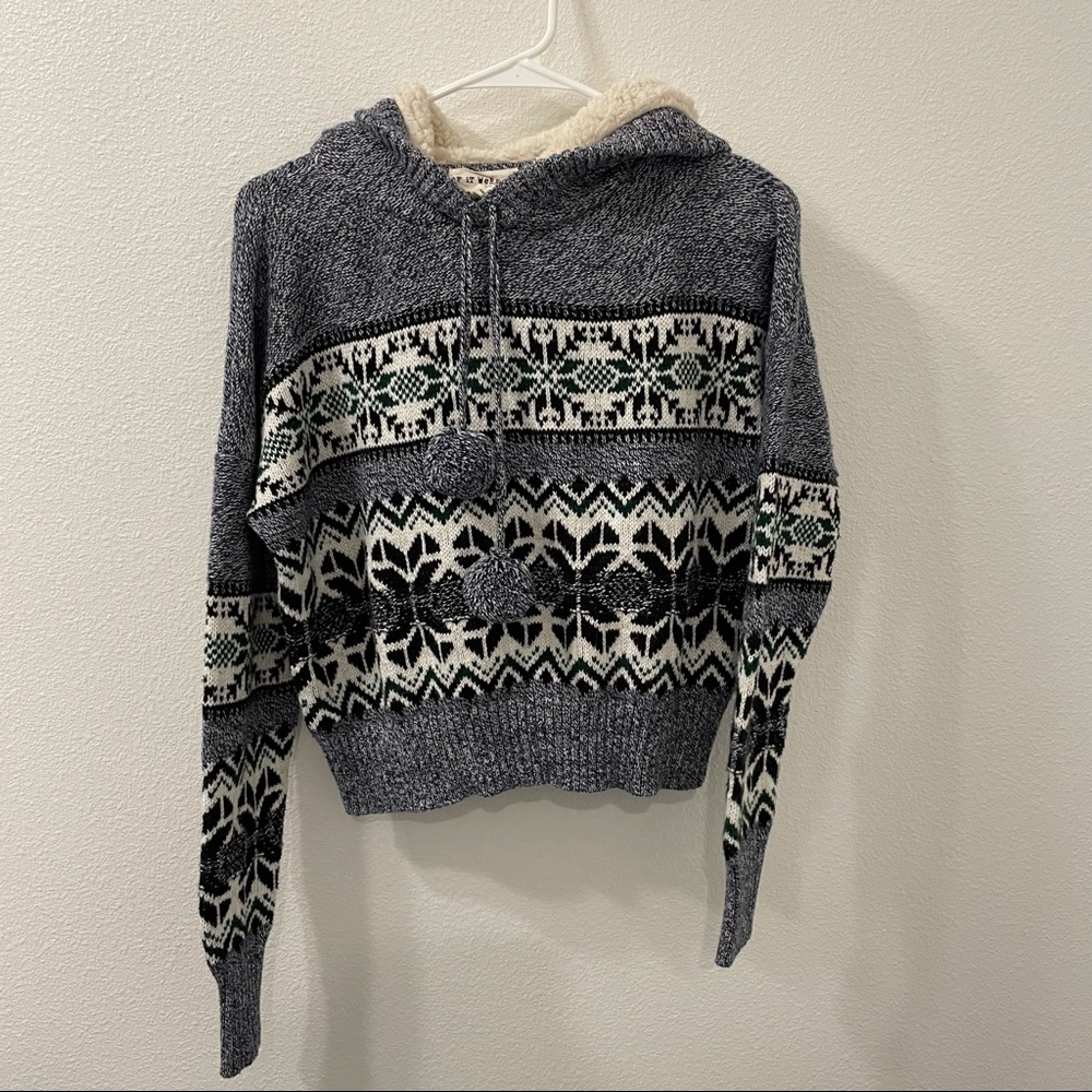 If it were me fuzzy hoodie soft medium